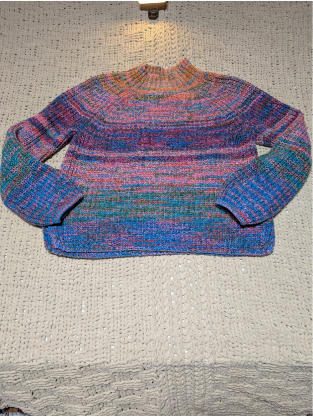 Women's Gap Multicolor Knit Crew Neck Sweater Size S